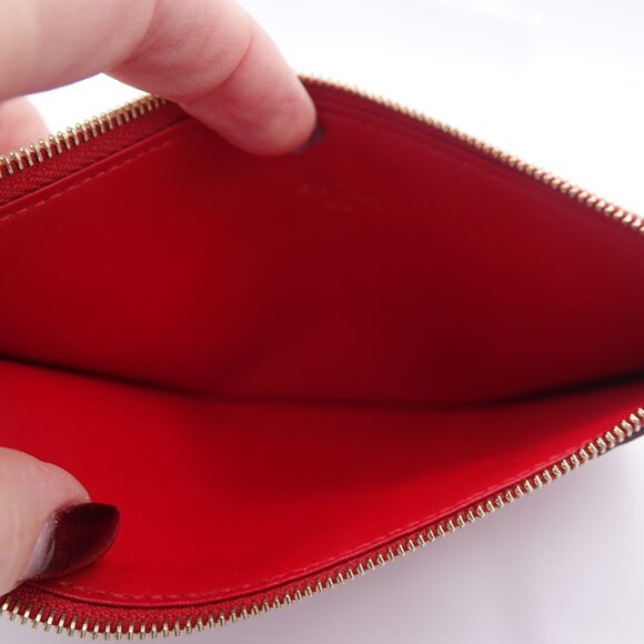 Louis Vuitton Pochette Félicie Empreinte Red Leather - Picture 13 of 13